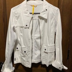 Lole White Jean Jacket